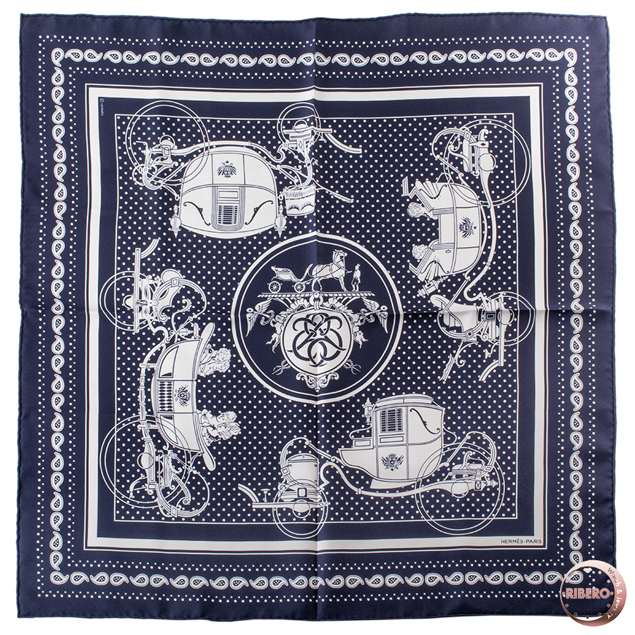 エルメス カレ55 Ex-Libris Bandana  エクスリブリス・バンダナ スカーフ