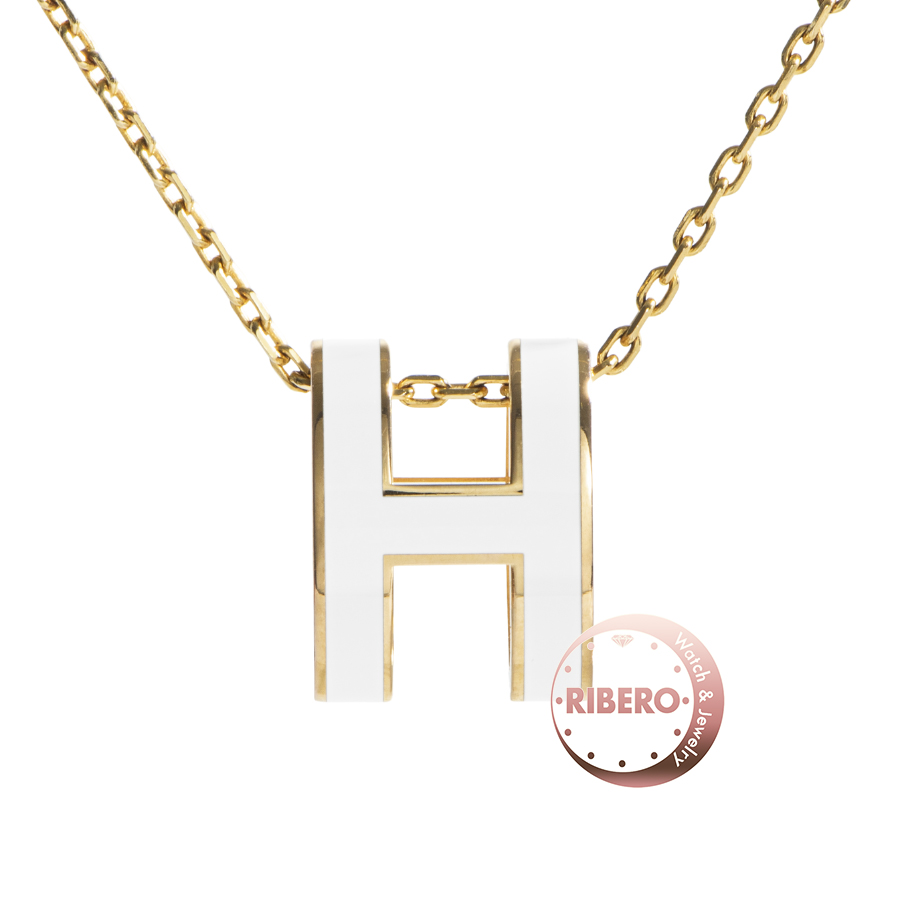 エルメス ポップH（アッシュ） ネックレス POP H