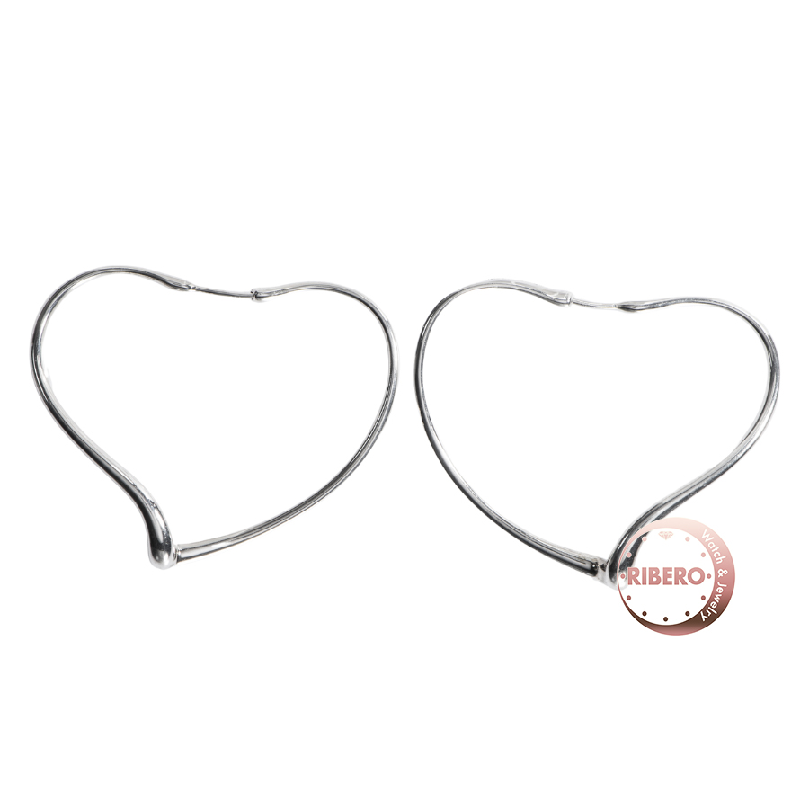 ティファニー オープンハート フープ ピアス