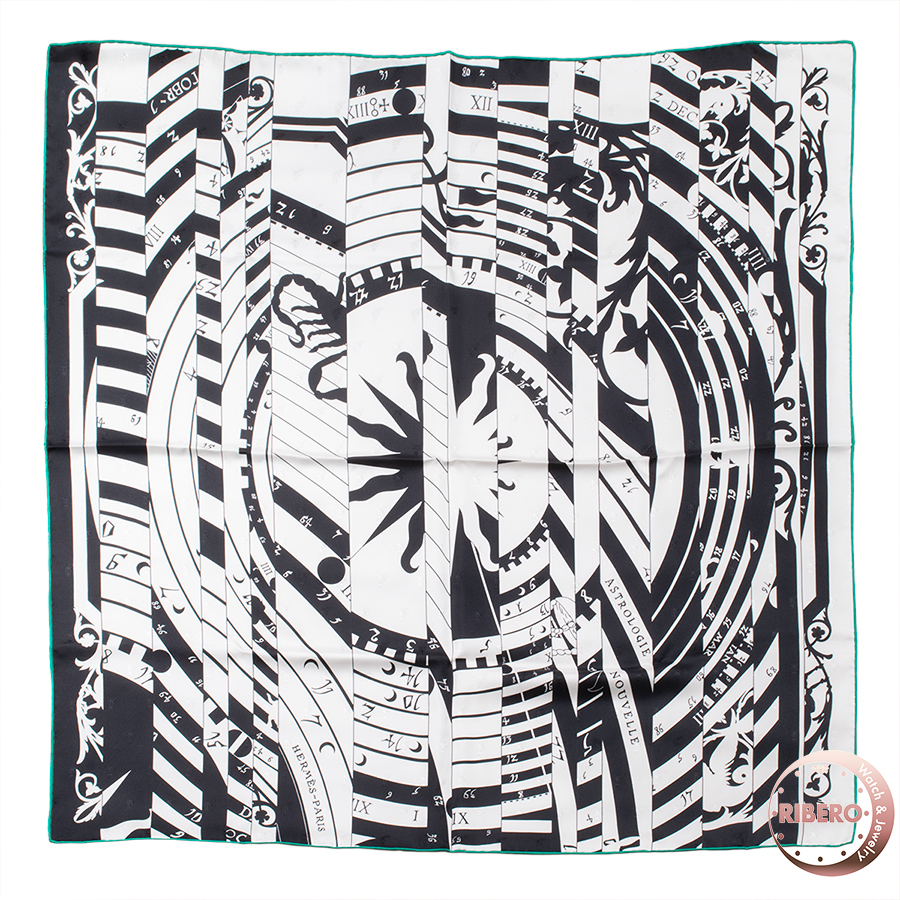 エルメス カレ90 Astrologie Nouvelle Tattoo 新たなる占星術 タトゥー スカーフ