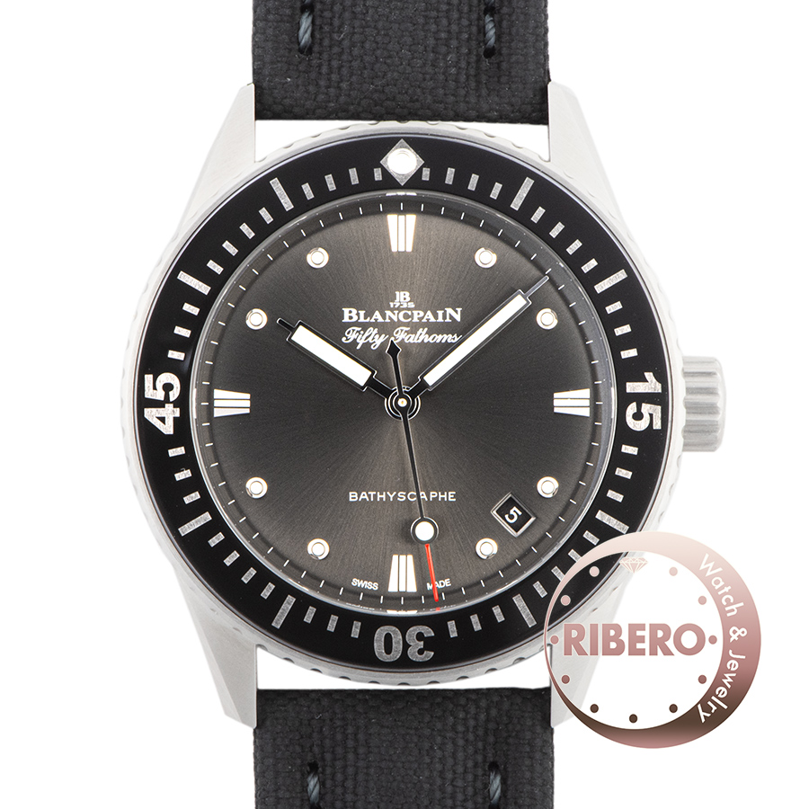 ブランパン フィフティファゾムス バチスカーフ 5100B-1110-B52A