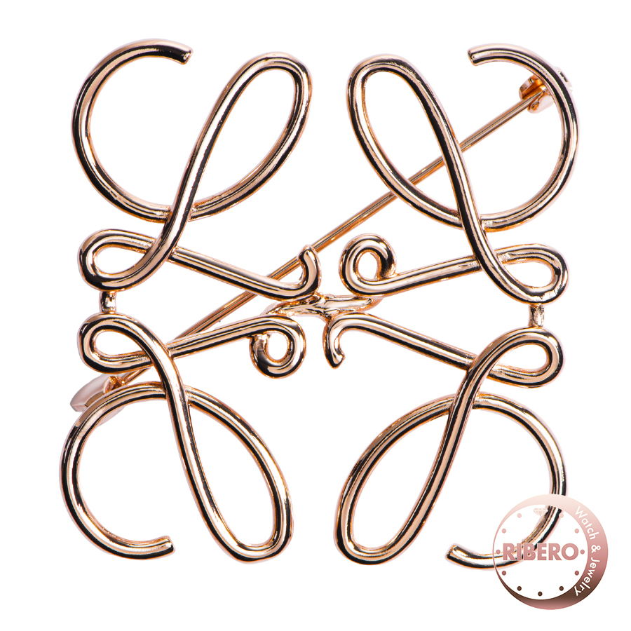 ロエベ アナグラム ブローチ