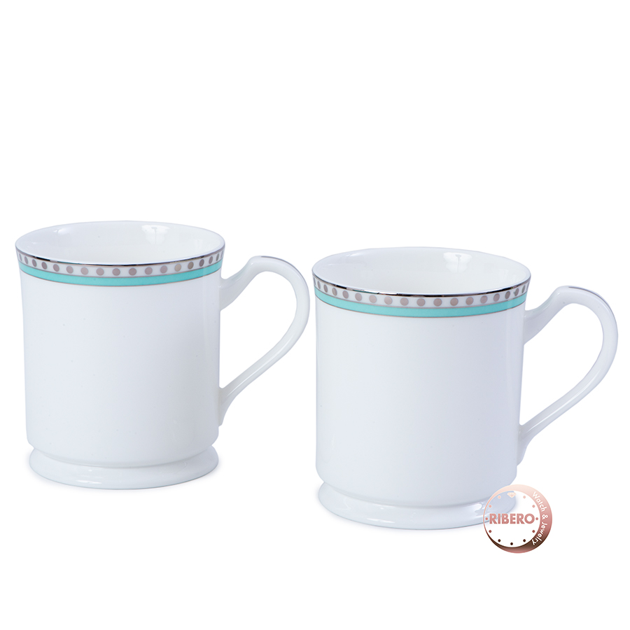 ティファニー プラチナブルーバンド マグカップ ペアセット マグカップ