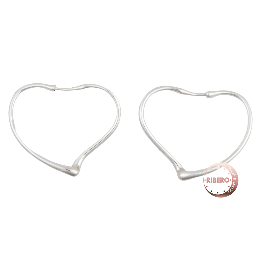 ティファニー オープンハート フープ ピアス