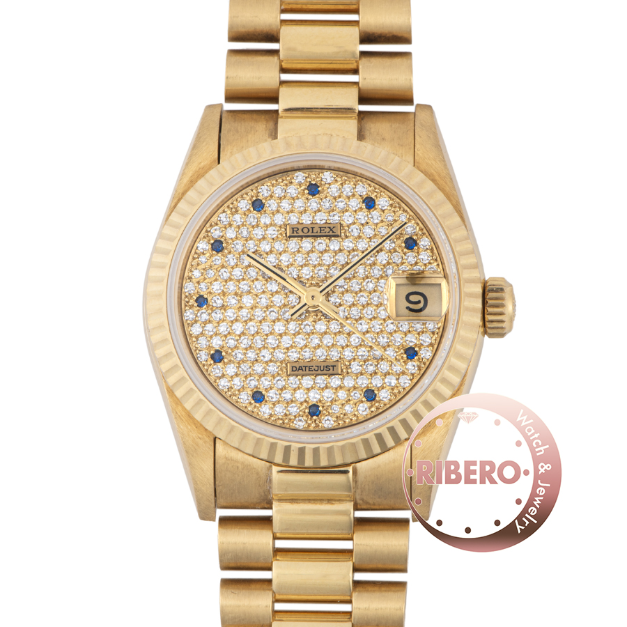 ロレックス デイトジャスト 68278 R番 パヴェダイヤ