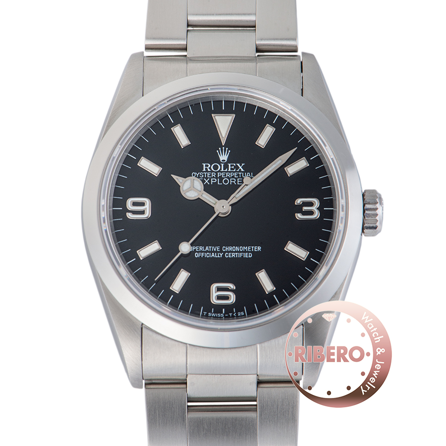 ロレックス 14270 S番 Tritium シングルブレス 横穴あり