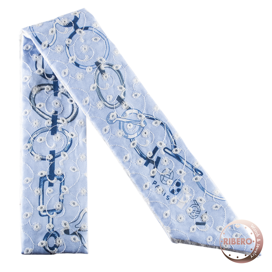 エルメス Do Re Boucles Broderie Anglaise ド・レ・ブックル・ブロデリー・アングレーズ ツイリー