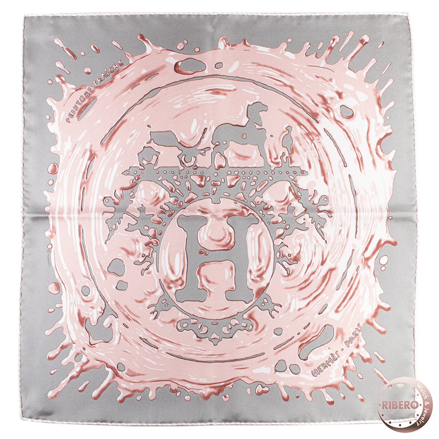 エルメス ガヴロッシュ Peinture Fraiche ペンキ塗りたて スカーフ
