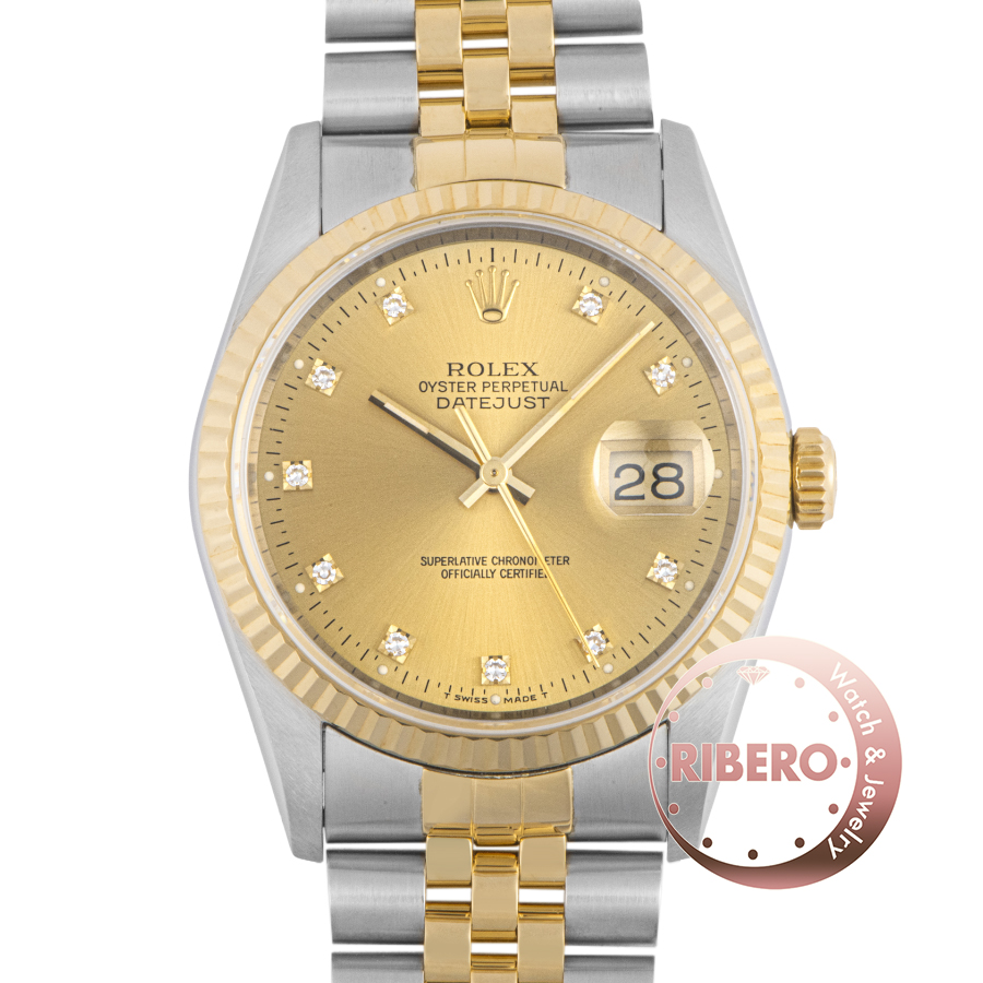 ロレックス デイトジャスト 16233G X番 Tritium