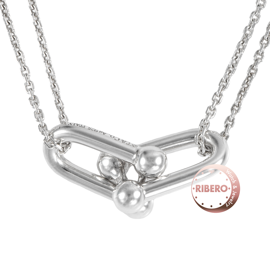 ティファニー ハードウェア ダブル リンク ペンダント