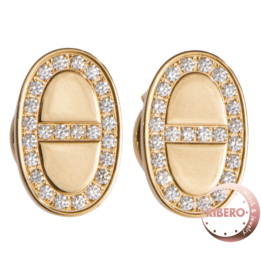 エルメス シェーヌダンクル コントゥール ピアス