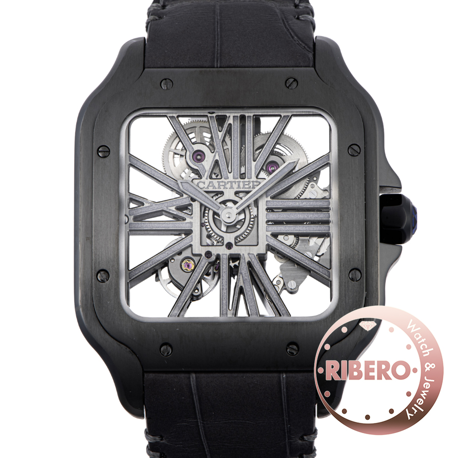 カルティエ サントス ドゥ カルティエ スケルトン ウォッチLM WHSA0009