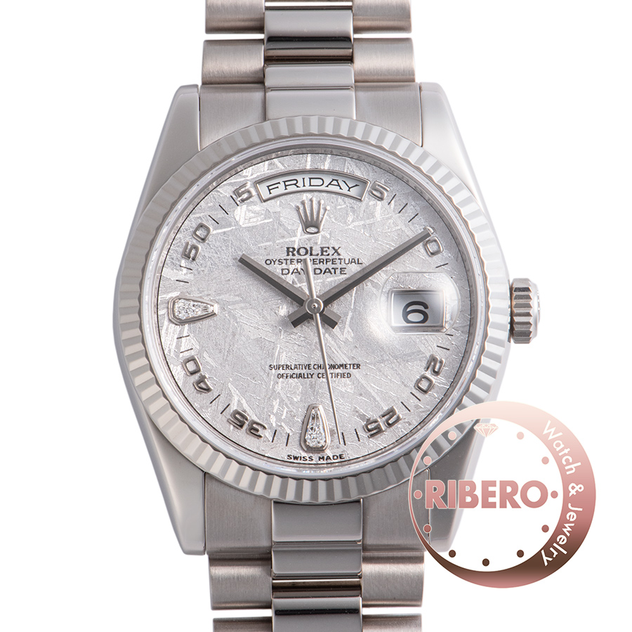 ロレックス 118239 2BR Z番 メテオライト