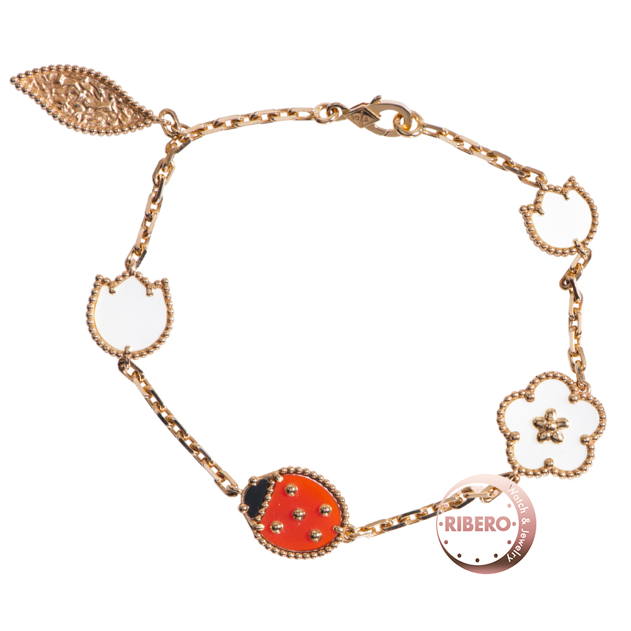 ヴァンクリーフ＆アーペル ラッキースプリング ブレスレット  5 モチーフ