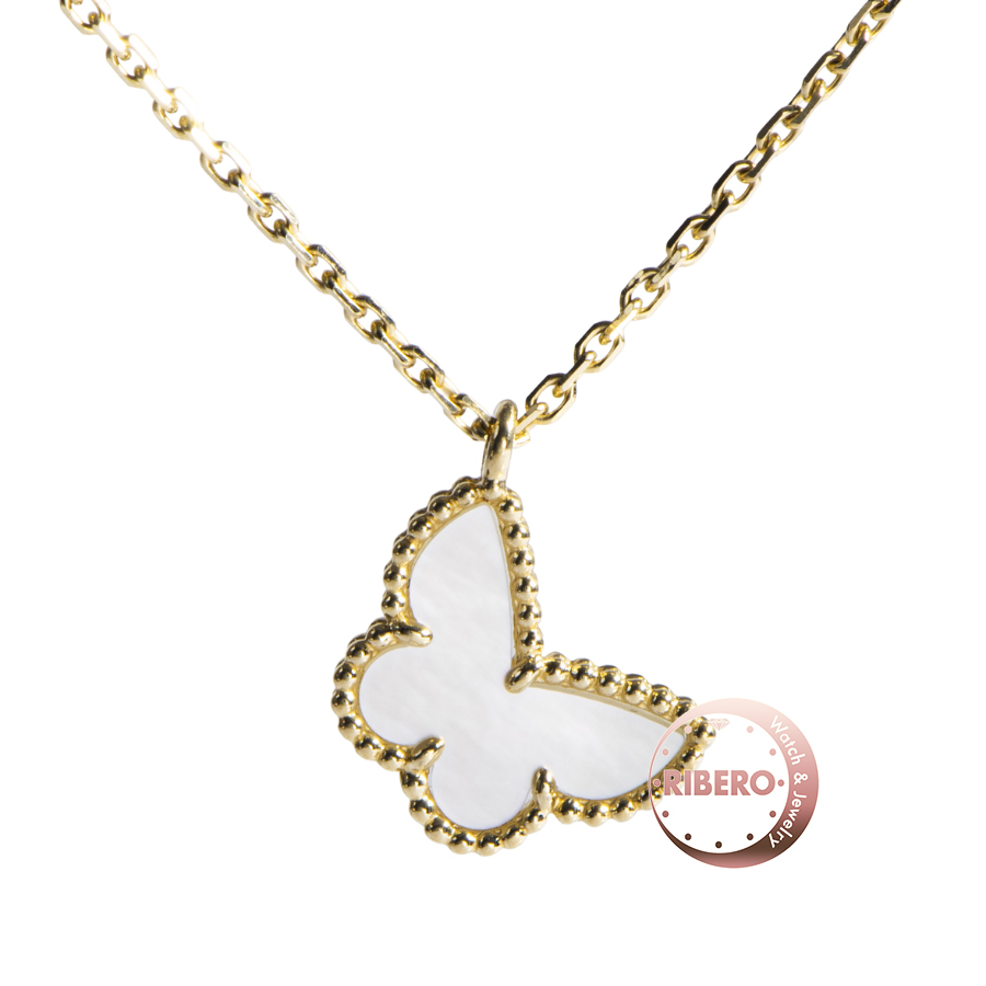 ヴァンクリーフ＆アーペル アルハンブラ スウィートアルハンブラ パピヨン ペンダント