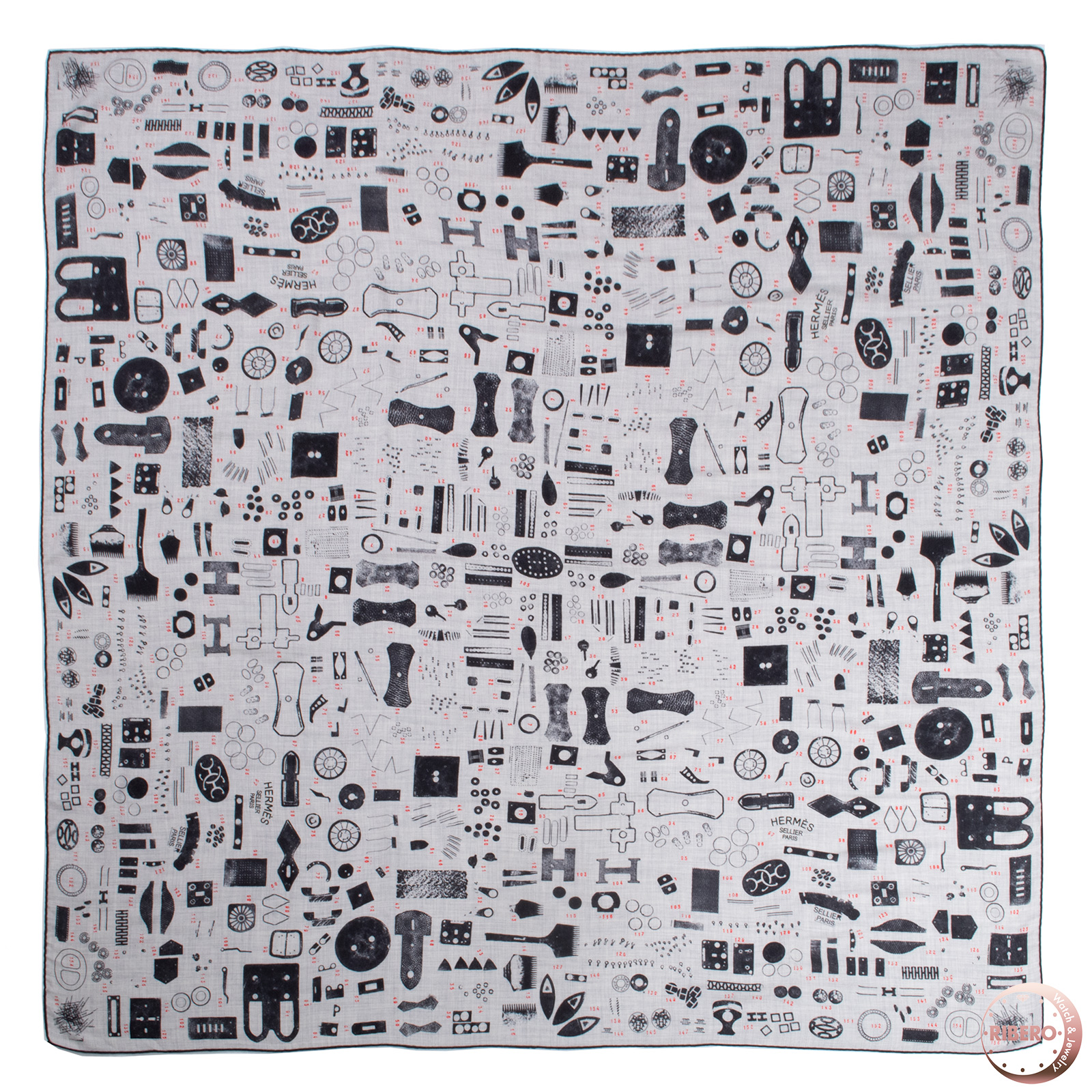 エルメス カレ140 Tamponnable Remix スカーフ