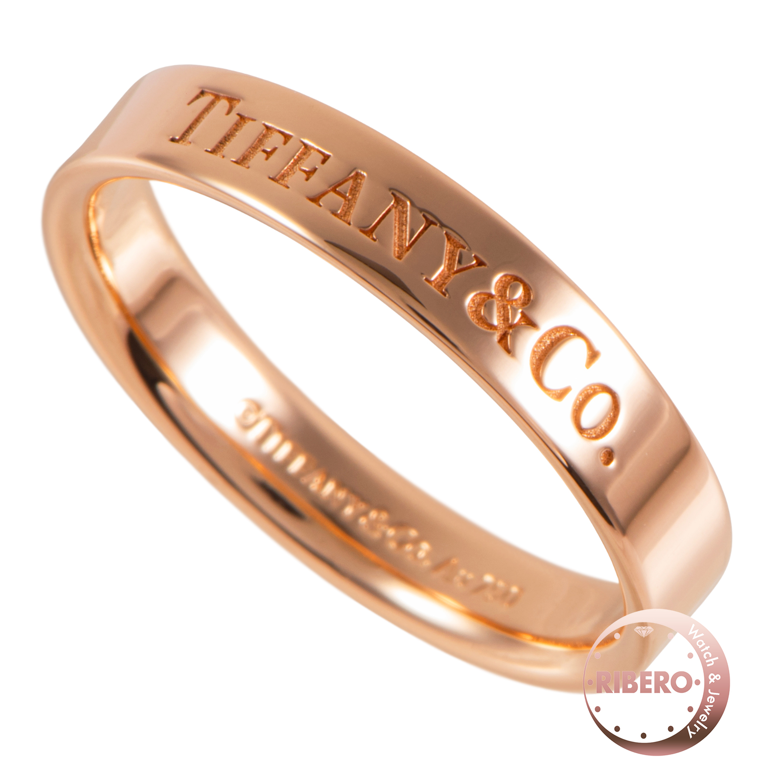 ティファニー フラットバンド リング 18号