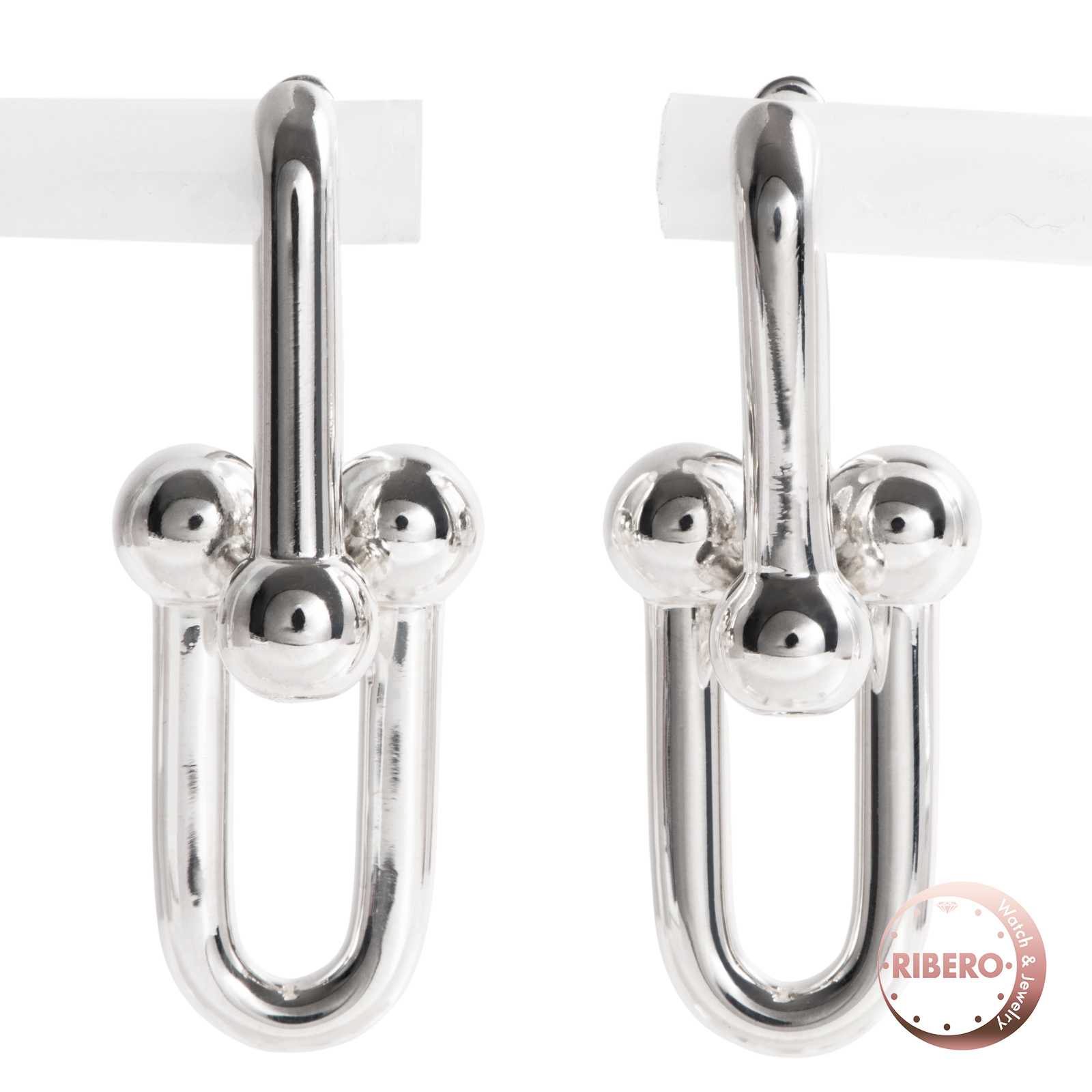 ティファニー ハードウェア ラージ リンク ピアス