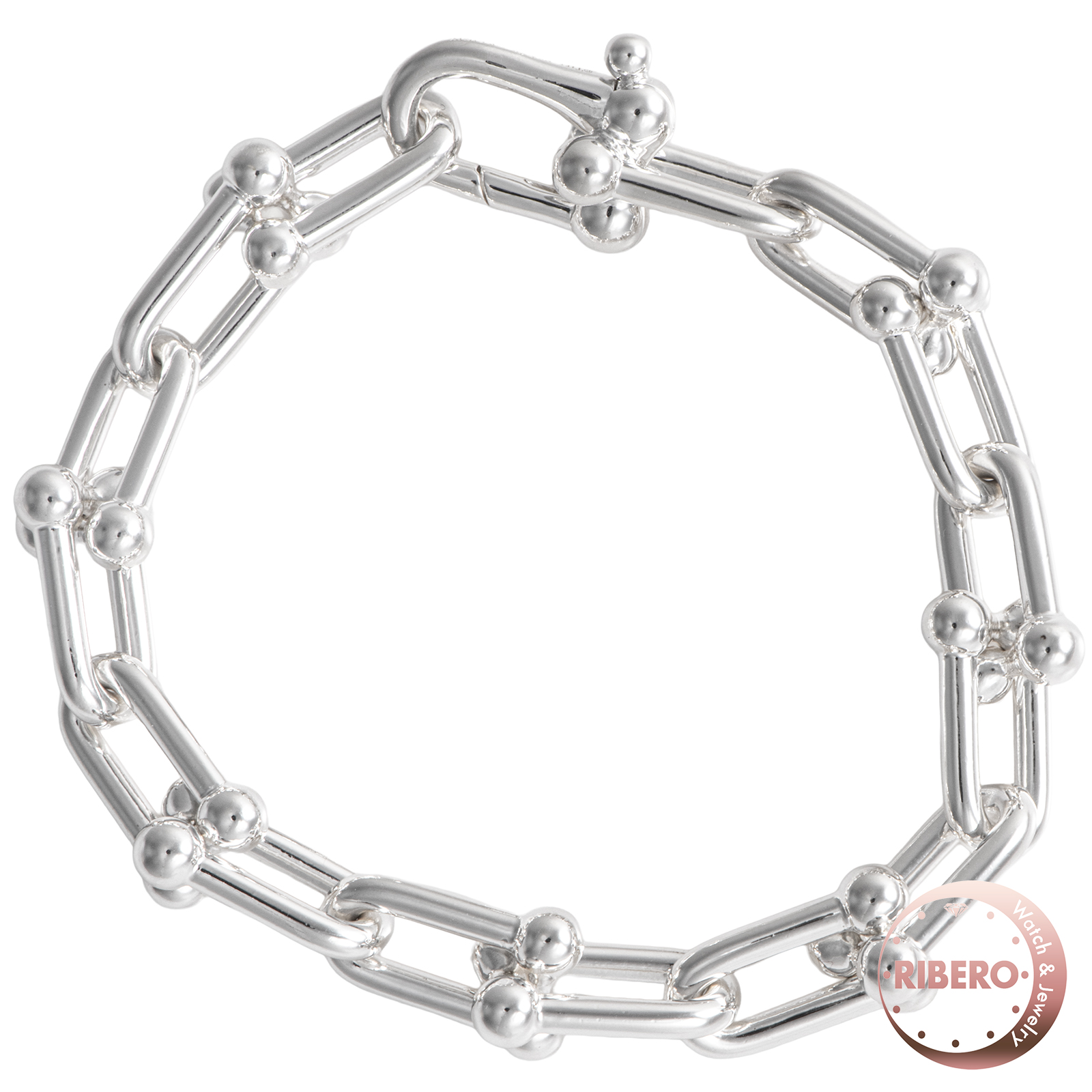 ティファニー ハードウェア ラージ リンク ブレスレット