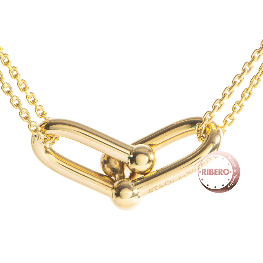 ティファニー ハードウェア ダブル リンク ペンダント