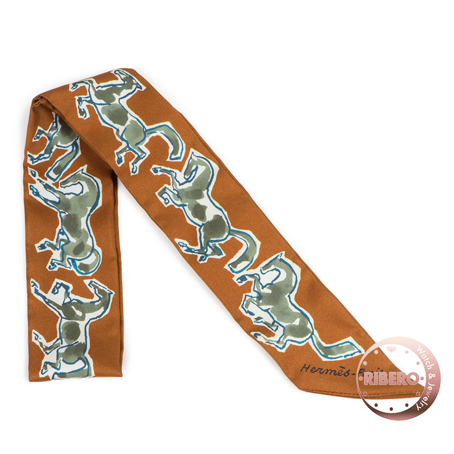 エルメス ツイリー chevaux en liberte(自由の馬)