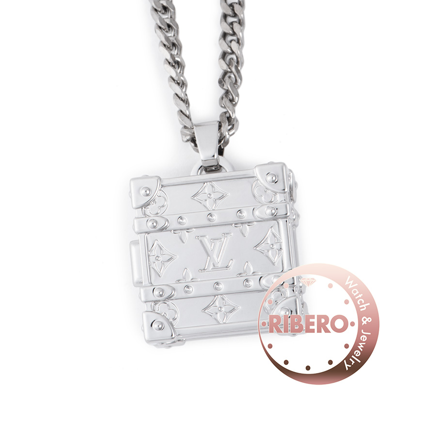 ルイ・ヴィトン ペンダント LVトランク ネックレス