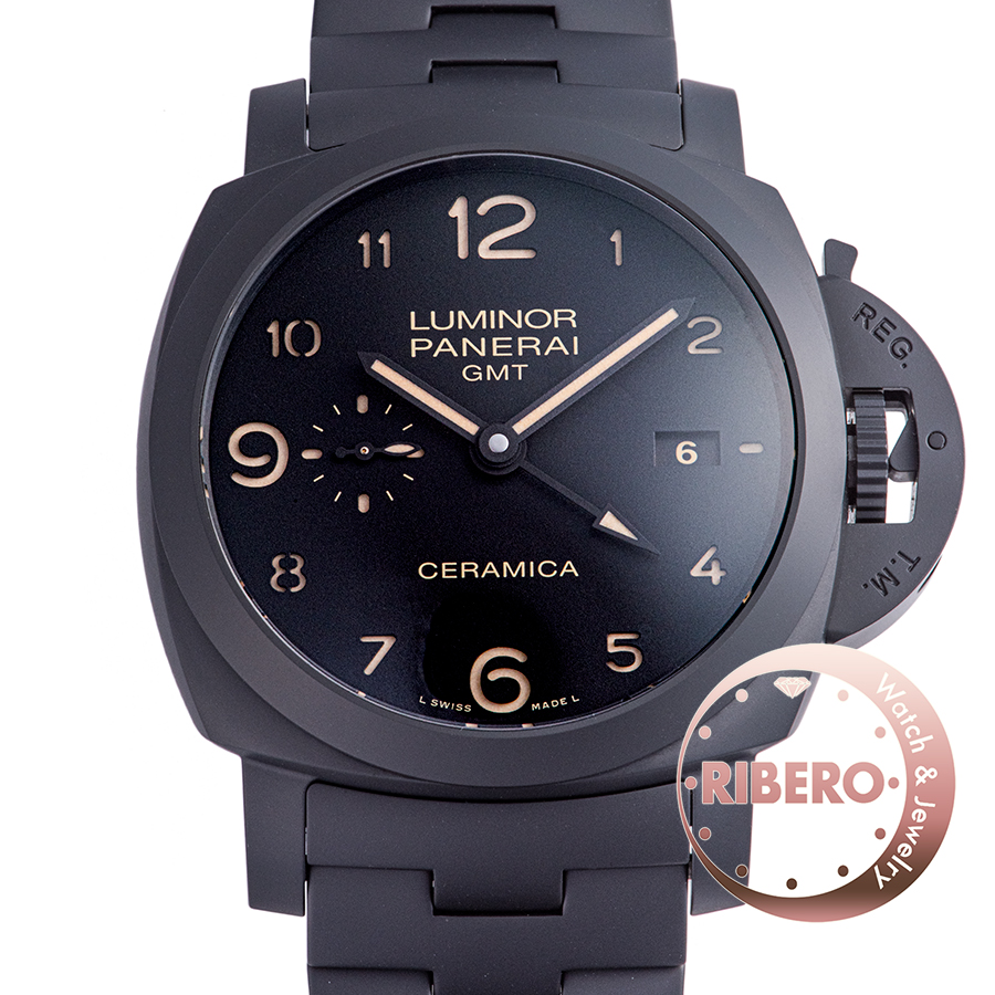 オフィチーネパネライ ルミノール1950 3デイズ GMT トゥットネロ PAM00438