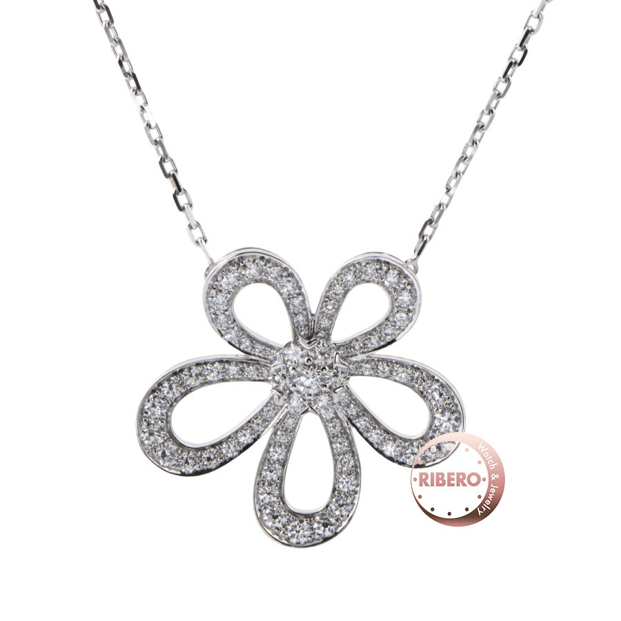 ヴァンクリーフ＆アーペル フラワーレース ペンダント