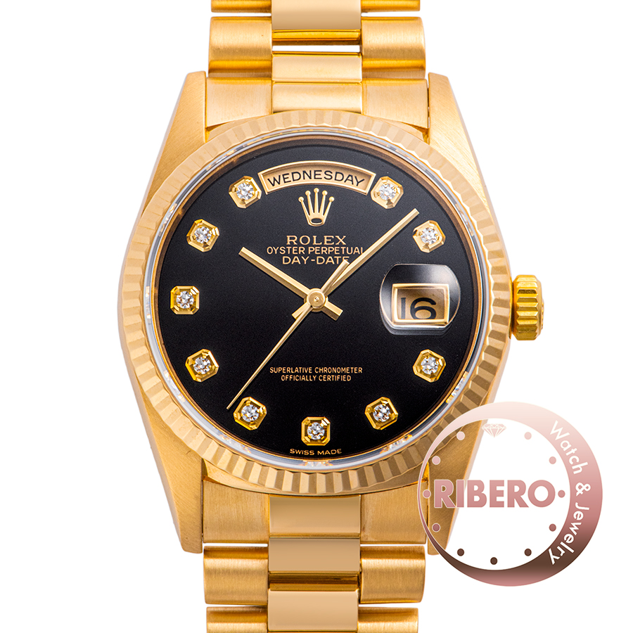 ロレックス 18238G T番 オニキス