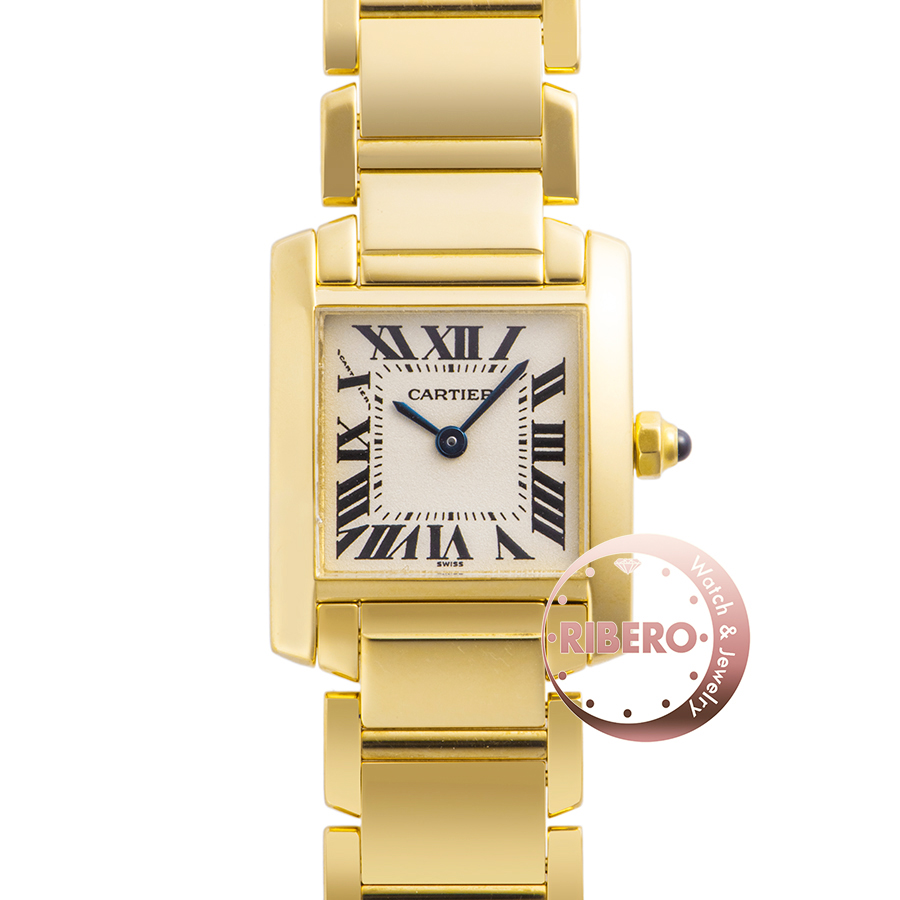 カルティエ タンクフランセーズ W50002N2 K18YG