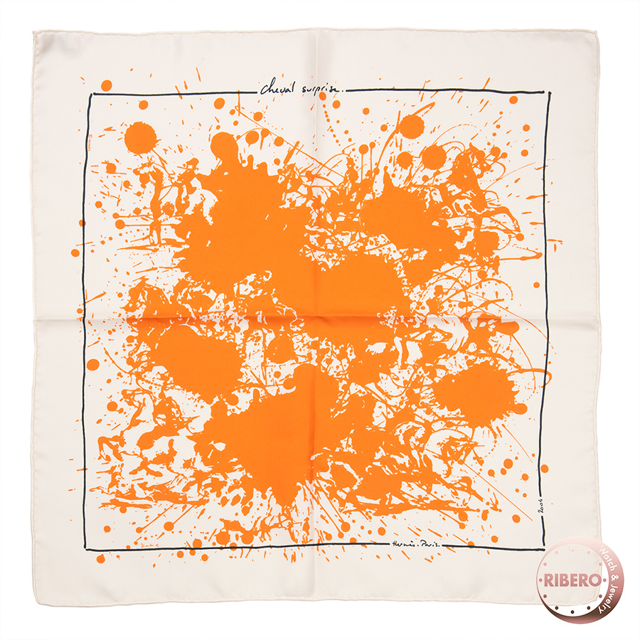 エルメス ガヴロッシュ Cheval Surprise 思いがけない馬 スカーフ