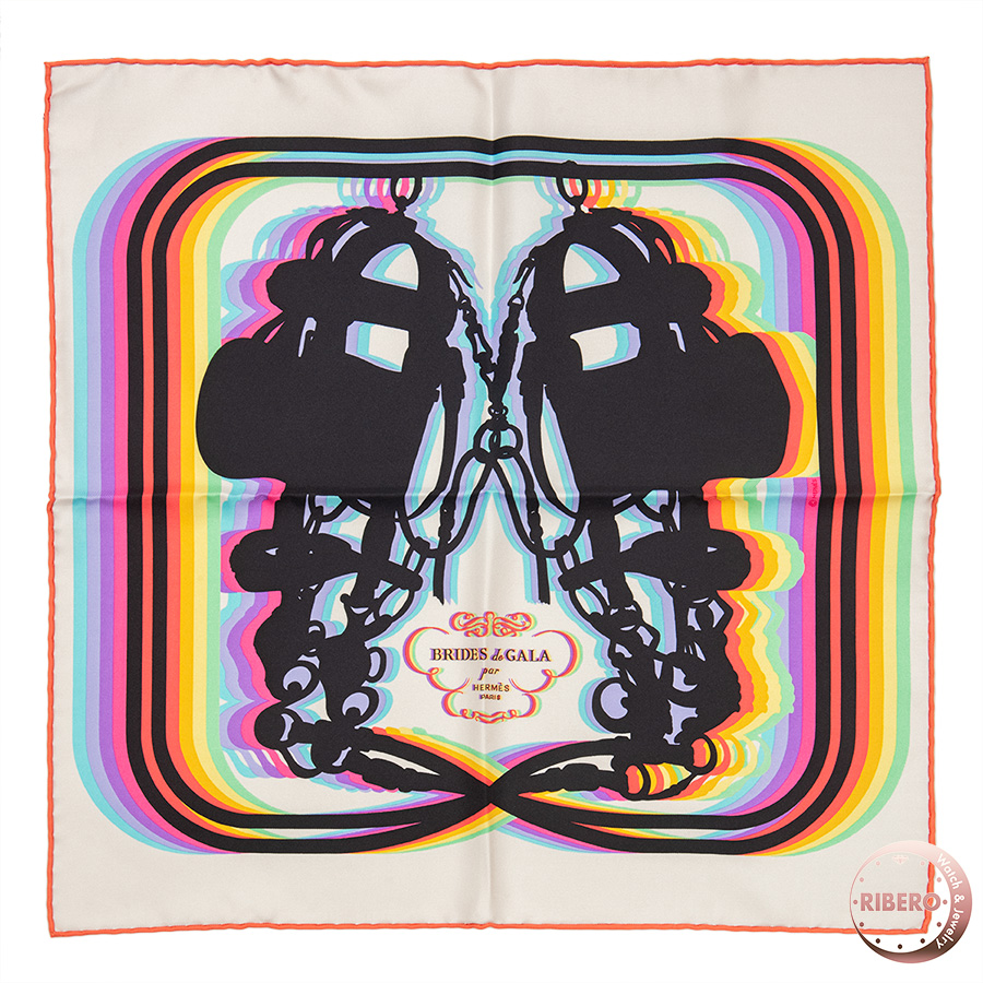 エルメス ガヴロッシュ BRIDES de GALA SHADOW ブリッドドゥガラシャドー 式典用馬勒 スカーフ