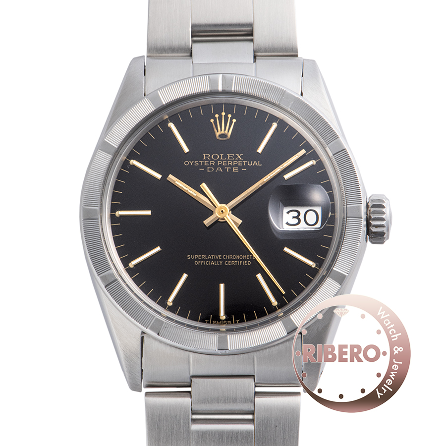 ロレックス パーペチュアルデイト 1501 1971年製 エンジンターンドベゼル