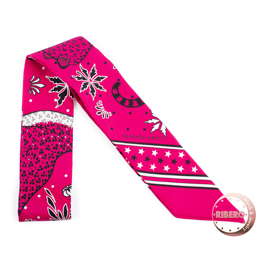 エルメス Les Leopards Bandana(レオパード・バンダナ) ツイリー