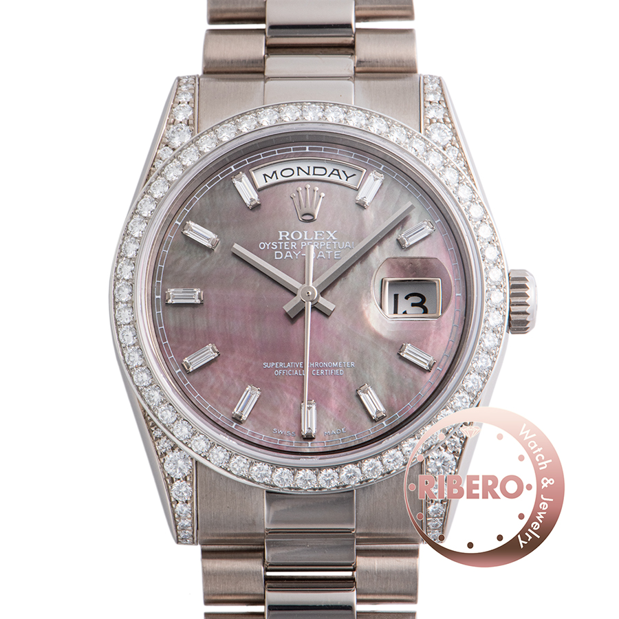 ロレックス 118389NB K番 ブラックシェル