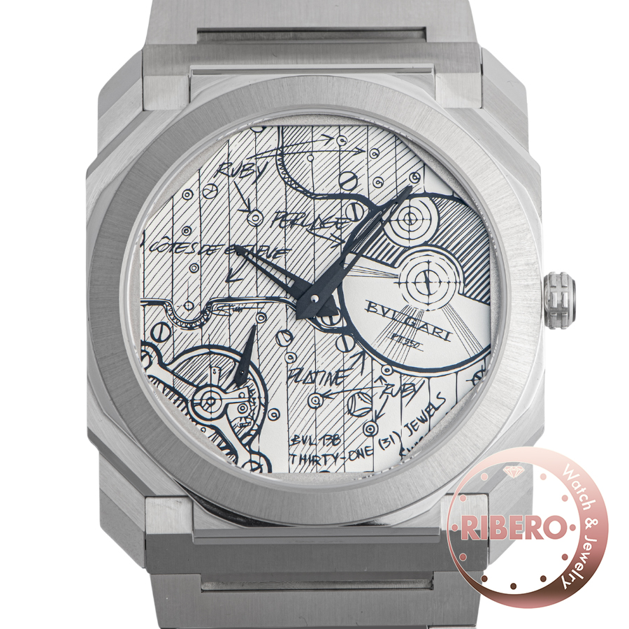 ブルガリ オクト フィニッシモ スケッチ限定モデル 104163 世界限定280本