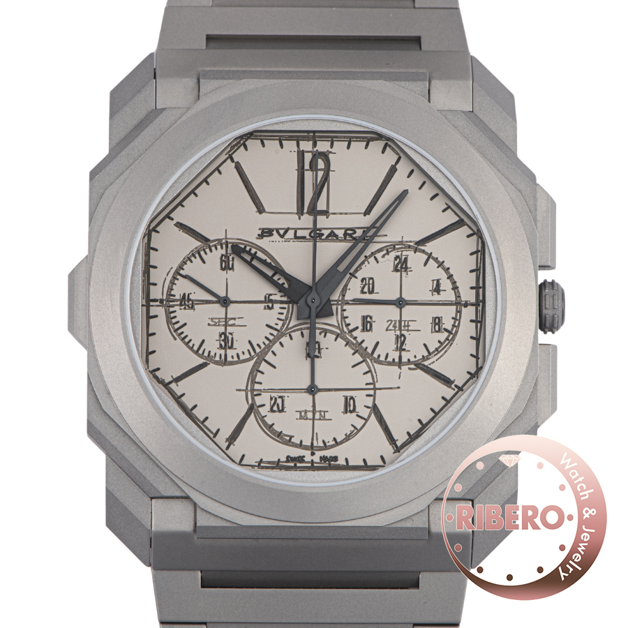 ブルガリ オクト フィニッシモ クロノグラフ GMT 10周年 103673 世界限定200本