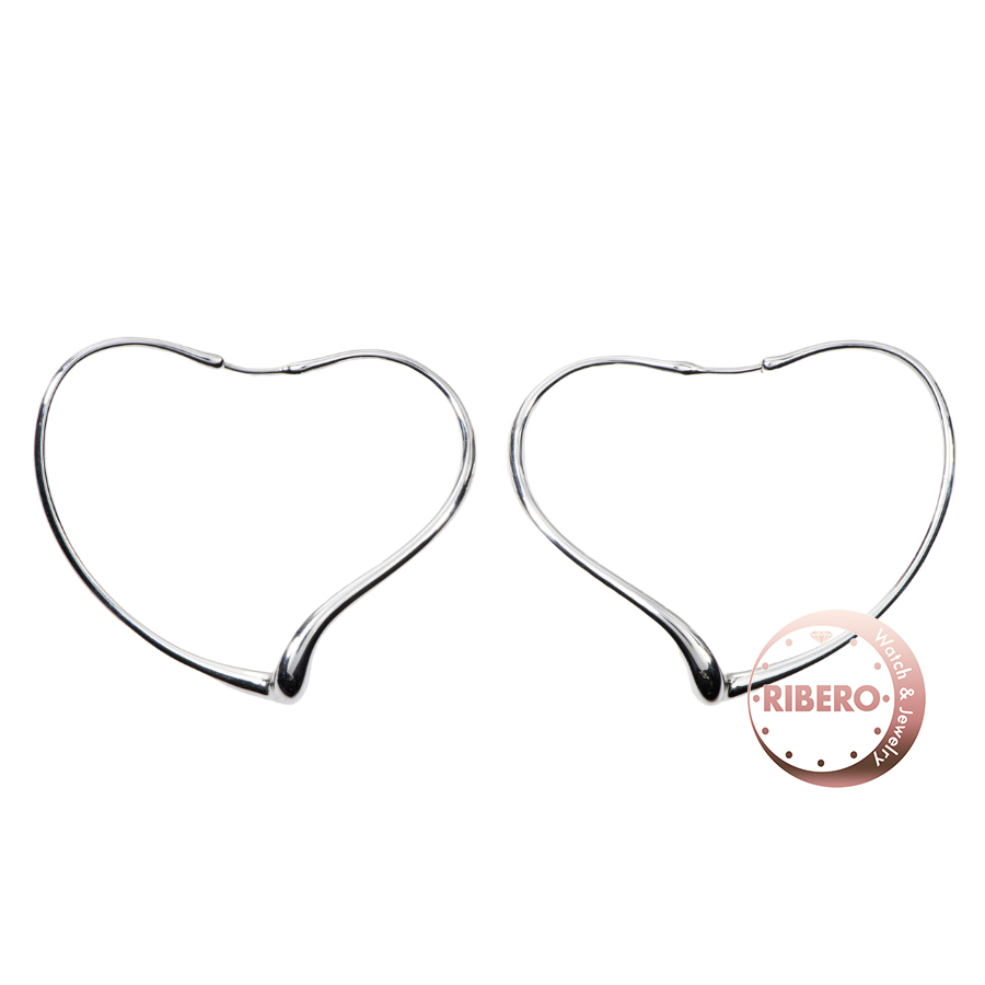 ティファニー オープンハート フープ ピアス