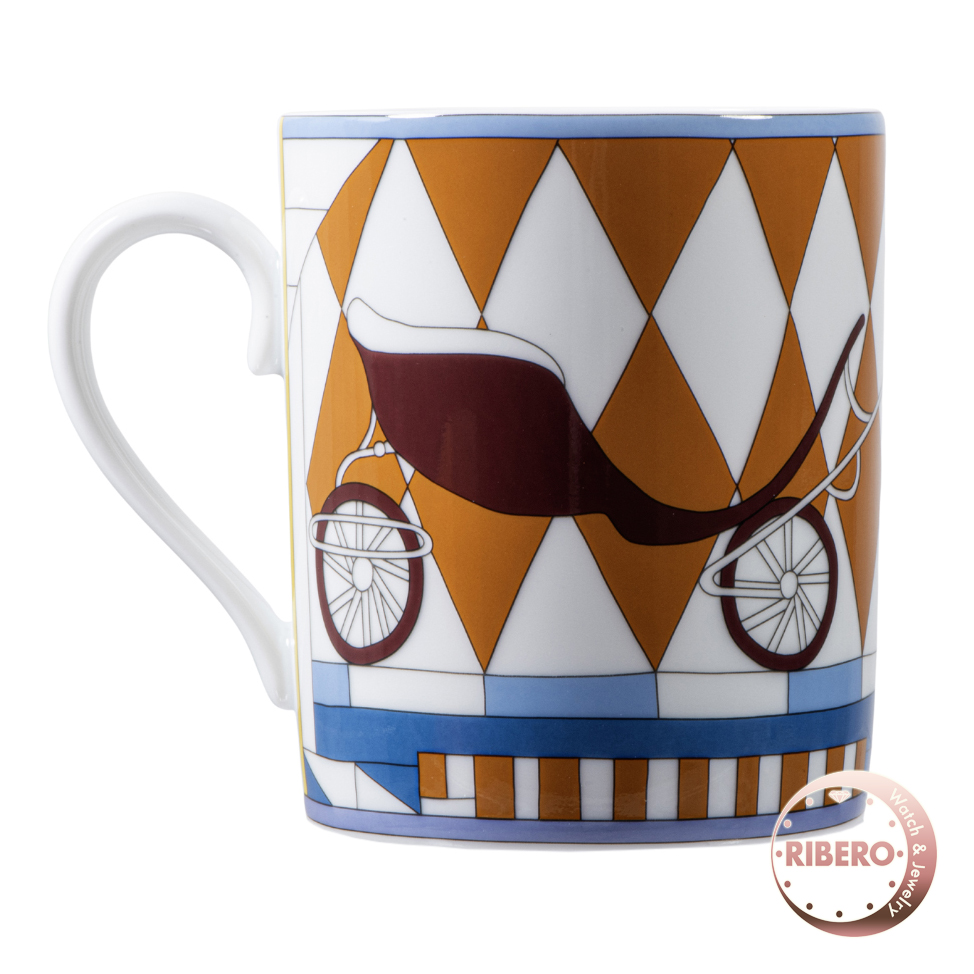 エルメス PROMENADE AU FAUBOURG プロムナード オー フォーブル マグカップ