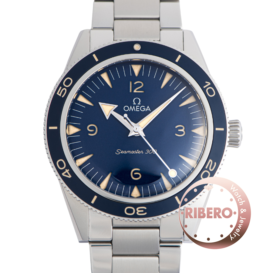 オメガ シーマスター300  コーアクシャル マスタークロノメーター 234.30.41.21.03.001 ブルー