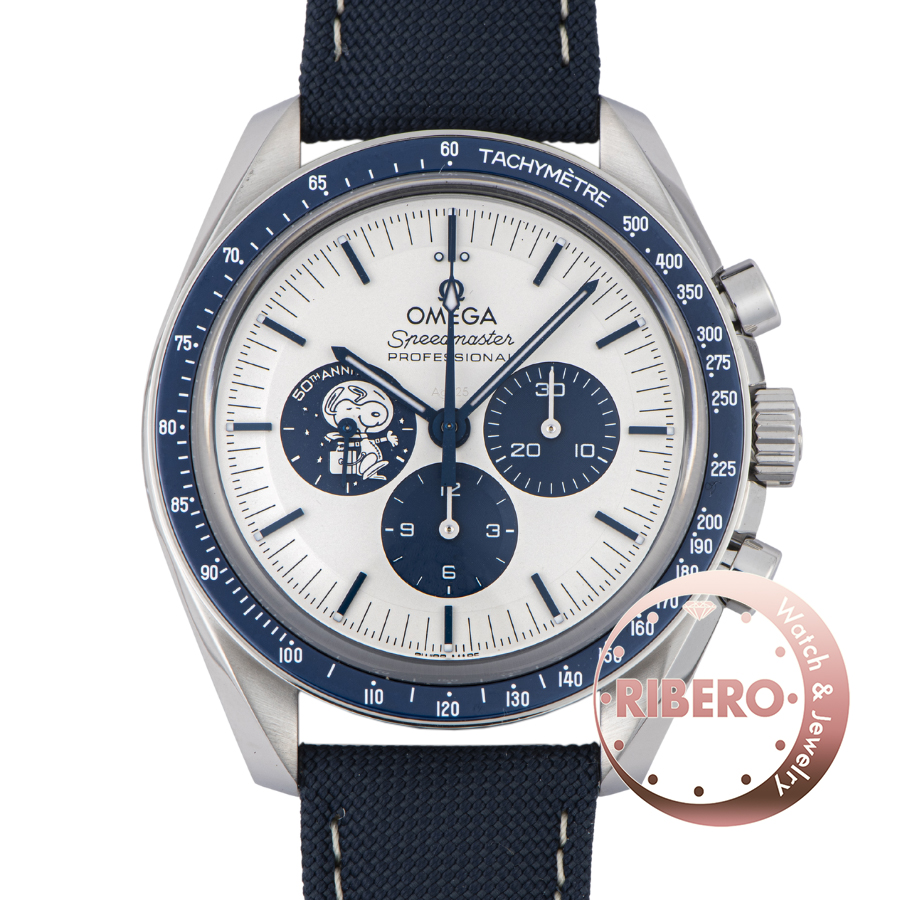 オメガ スピードマスター プロフェッショナル 50周年記念 310.32.42.50.02.001 シルバー スヌーピーアワード