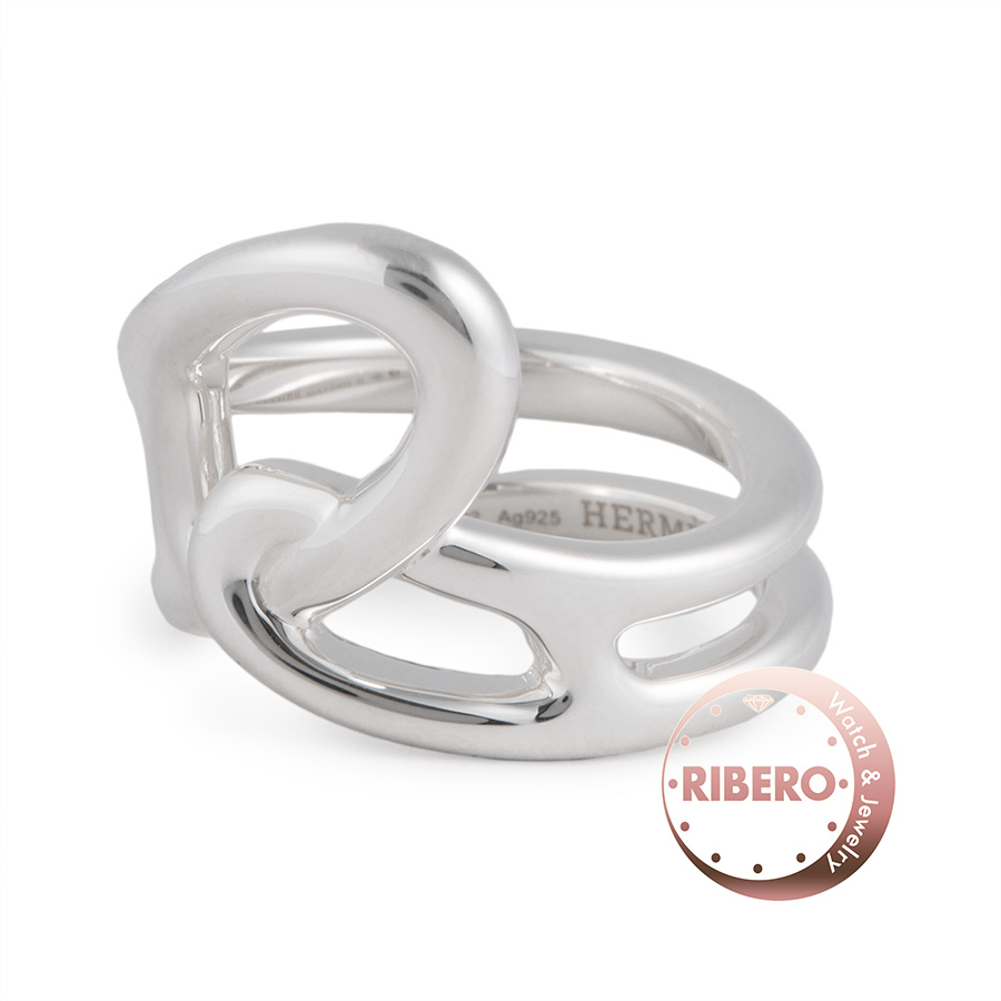 エルメス シェーヌダンクル パンク リング 14号