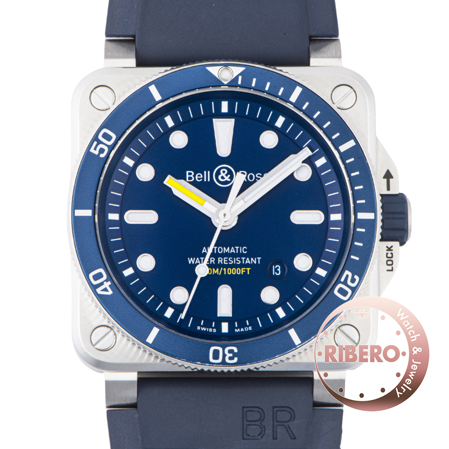 ベル＆ロス ダイバータイプ BR03-92 DIVER (BR03-92-D-BU-ST/SRB)