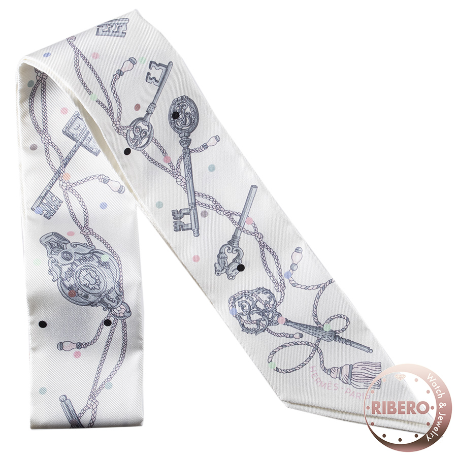 エルメス ツイリー Les Cles a Pois レ・クレ・ア・ポア