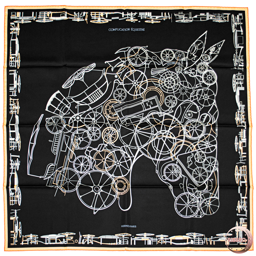 エルメス カレ90 Complication Equestre コンプリケーション エケストル スカーフ