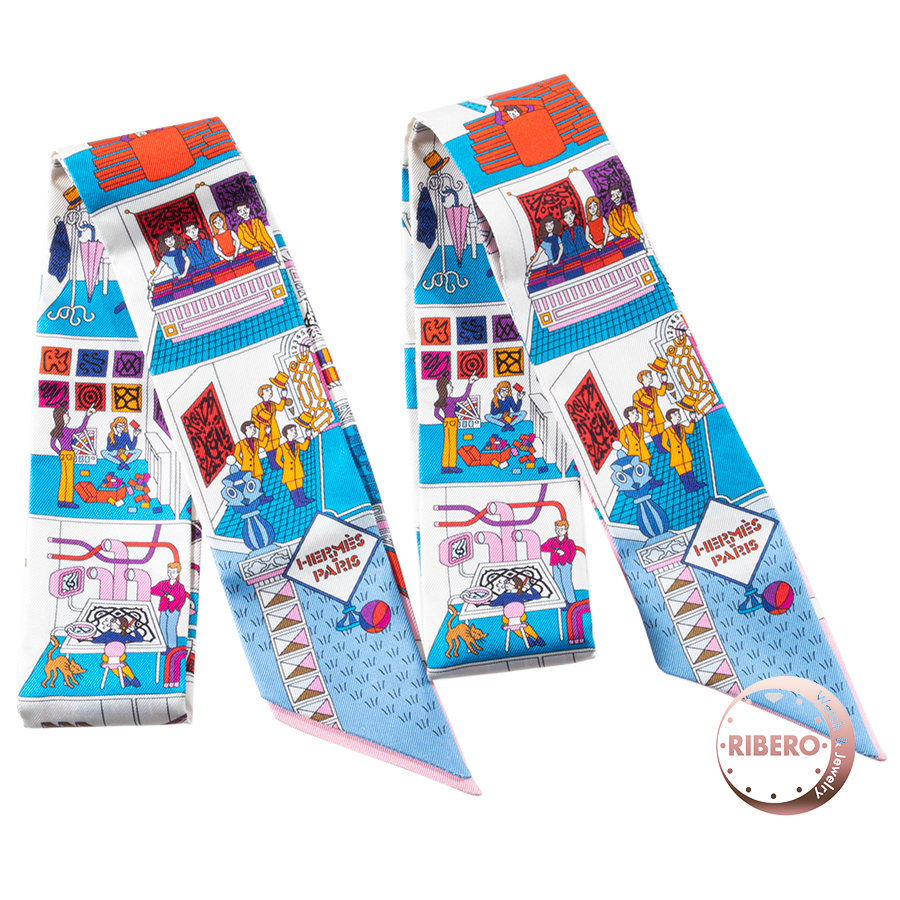 エルメス La Maison Des Carrres メゾン デ カレ 2本セット ツイリー