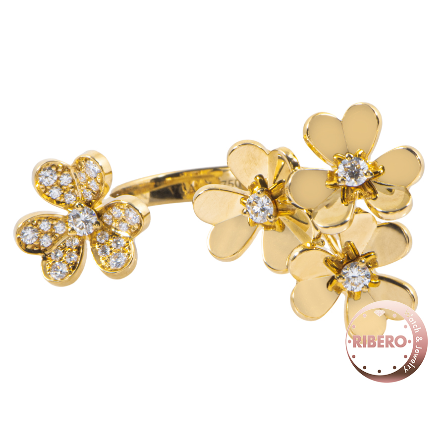 ヴァンクリーフ＆アーペル フリヴォル アントレ レ ドア リング 14号