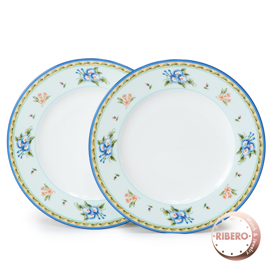 ティファニー モーニンググローリー ペアプレートセット