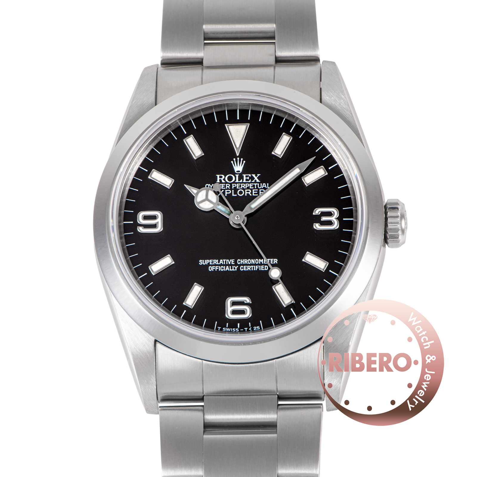 ロレックス エクスプローラー1 14270 T番 Tritium シングルバックル