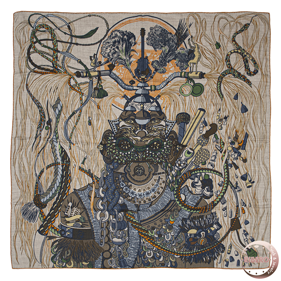 エルメス カレ 100 《Wild Rhythm　ワイルド・リズム》 スカーフ